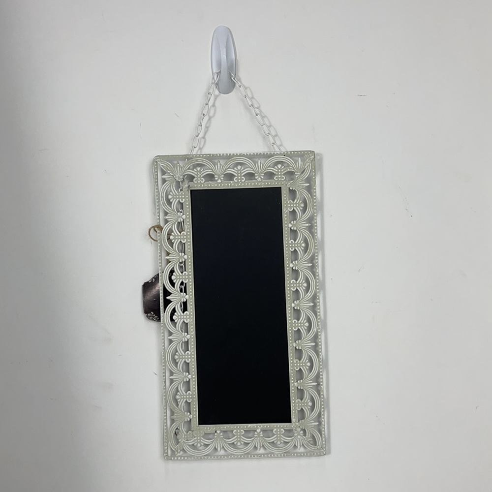 Parisian Home.Decorative Chalkboard 14 1/2 inches X 7 1/2 inches.